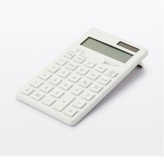 電卓 無印良品 太陽電池 未使用の画像