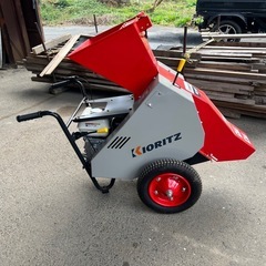 【ほぼ未使用】キョーリツ KC40 強力ウッドチッパー｜剪定枝・庭木・つる・草OK！造園・農作業に最適の画像