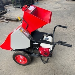 【ほぼ未使用】キョーリツ KC40 強力ウッドチッパー｜剪定枝・庭木・つる・草OK！造園・農作業に最適の画像