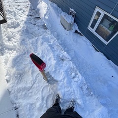 【旭川市格安】手作業にて除雪致します。