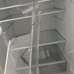 AQUA冷蔵庫 AQR-20N（2022年製）2ドア 201L　※ドアポケット割れ有／⚠︎︎12/6引き取り限定の画像