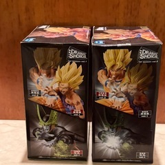 【未開封・未使用】ドラゴンボール　DRAMTIC SHOWCASE ドラマチックショーケース　孫悟空　孫悟飯　フィギュアの画像