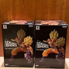 【未開封・未使用】ドラゴンボール　DRAMTIC SHOWCASE ドラマチックショーケース　孫悟空　孫悟飯　フィギュアの画像