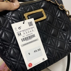 新品タグ付き未使用♡ZARAのショルダーバッグです☺️の画像