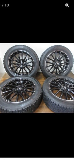 スタッドレス　
ブランドルラインDF-10 18in7.5H+48 5穴PCD114.3 GRIP ICEX SUV 235/55R18 CX-5 CX-8 エクストレイル