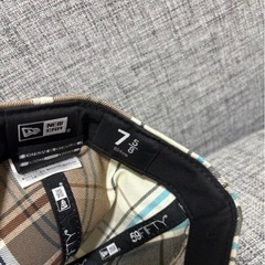 ニューエラ　フランネルチェック　59FIFTY BLACK LABELの画像