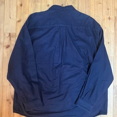 00s エディバウアー シャモアクロスシャツ 厚手フランネル　ネイビー XLの画像