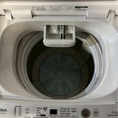 【6ヶ月保証】AQUA 全自動洗濯機 AQW-GV70J 2021年製 洗濯7kgの画像