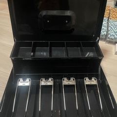 金庫(黒色)コインケース付きの画像