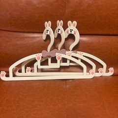 うさぎハンガー×3の画像