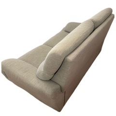 ニトリ　３人掛けソファ＋オットマン　（Nポケット A13 DR-MGY）の画像