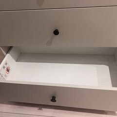 無料/IKEA GURSKEN】美品 3段チェスト 定価5,000円 ４ヶ月使用の画像