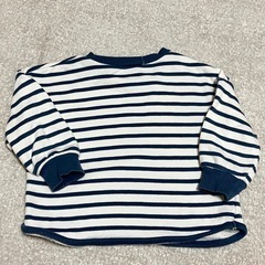 しまむら Akure ボーダートレーナー　80cmの画像