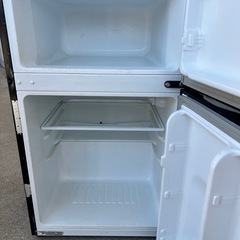 【無料】2ドア冷蔵庫／動作品／中古・傷汚れあり（引き取り限定） の画像