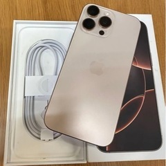 【極美品】iPhone16promax 256G デザートチタニウムの画像