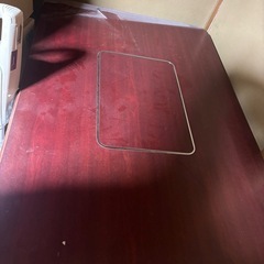 昭和　レトロ　ガスコンロ付きダイニングテーブルの画像