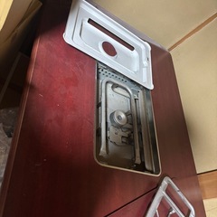 昭和　レトロ　ガスコンロ付きダイニングテーブルの画像