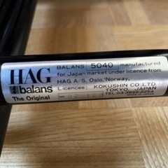 ノルウェーブランド hag balans 5040 ホーグ バランスチェア ランバーサポート付きの画像