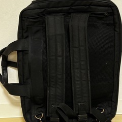 【訳あり】PORTER ポーター 3way ビジネスバッグ (ストラップ欠品/黒)の画像