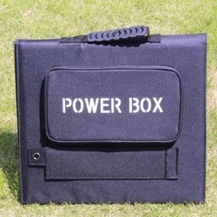 power box II ポータブル電源+ソーラーパネル付の画像