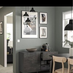 【12/15引渡】IKEA イケア BESTÅ ベストー 収納コンビネーションの画像