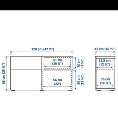 【12/15引渡】IKEA イケア BESTÅ ベストー 収納コンビネーションの画像