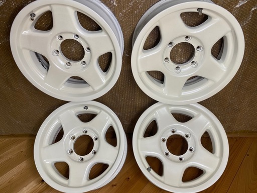 BRADLEY V ブラッドレー 16インチ 4本 6J -6ホワイトホイー