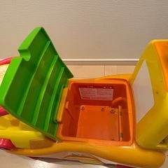 押し手付乗用 ワンワンとうーたん　らくらくキャスター　乗用玩具　手押し車の画像