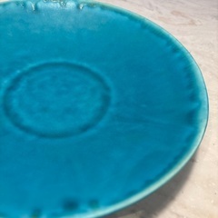 ブルー和皿の画像