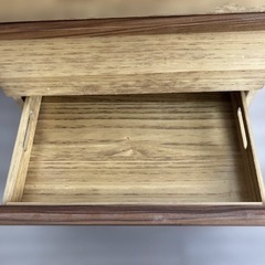 木製チェスト ナチュラルウッド 3段の画像