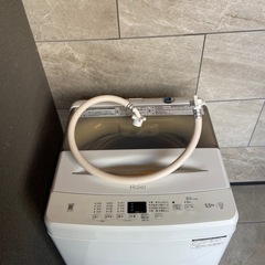 全自動洗濯機　洗濯機　使用頻度少なめ　2023年製★Haier 5.5kg 洗濯機【JW-U55B】の画像