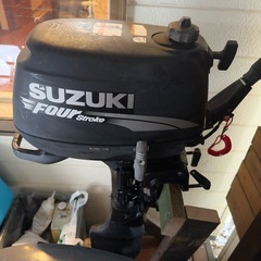 ススキSUZUKI4ストローク船外機　5馬力の画像