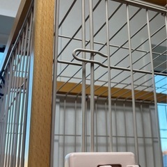 猫 ケージ キャットケージ 3段 木製フレームの画像