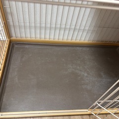 猫 ケージ キャットケージ 3段 木製フレームの画像