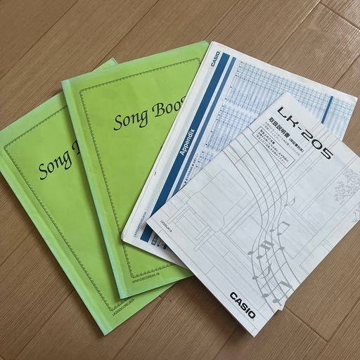CASIO キーボード LK-205【楽譜、取説有り】
