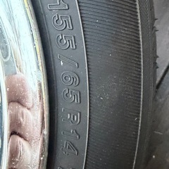 当時もの　14インチ　5J +35 155/65r14の画像