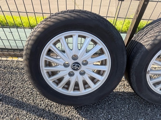 大阪手渡し！ノア 80ハイブリッド　純正アルミホイール タイヤBRIDGESTONE トヨタ 4本セット195 65 15 大阪手渡し！ノア 80ハイブリッド 純正アルミホイール タイヤ
