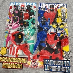 110cm★戦隊モノ半袖の画像