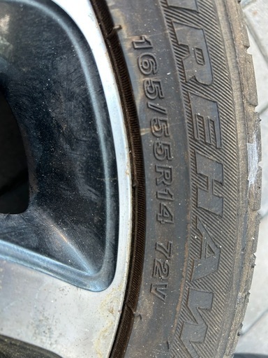 軽自動車　スズキ純正　タイヤ　アルミ　ホイール　
