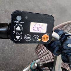 【ジャンク品】パナソニック 16Ah 電動アシスト自転車 ビビ DX BE-ELP637（専門店限定モデル）26インチの画像
