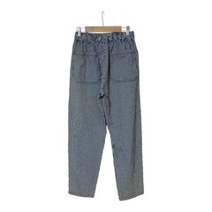 【新品】GU  シェフ イージーパンツ 総ゴム ゆったり ストライプ Ｌの画像