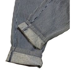 【新品】GU  シェフ イージーパンツ 総ゴム ゆったり ストライプ Ｌの画像