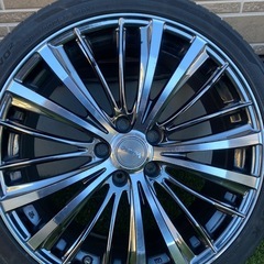 アルファード　オデッセイ　アルミホイールセット225/40r19の画像