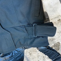 COSMING スキー　スノーボード用 ブラックオーバーオール、ヒブパンツの画像