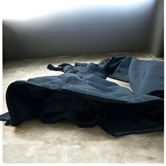 COSMING スキー　スノーボード用 ブラックオーバーオール、ヒブパンツの画像