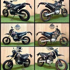 【動画あり】★クインキー スーパーモタード125★ 実動 原付二種 LAELY型 キャブレター 空冷 4サイクル Dトラッカー 250SB モタード 松本市の画像