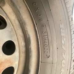 185/70R14スタッドレス&鉄ホイールセットの画像