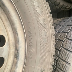 185/70R14スタッドレス&鉄ホイールセットの画像