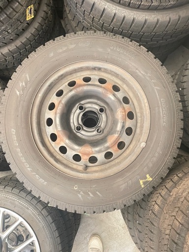 185/70R14スタッドレス&鉄ホイールセット