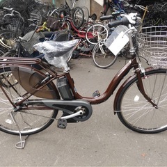 ❗️バッテリー新品キャンペーン❗️試乗🉑新車みたいな⭐️中古電動ママチャリ　ヤマハPASナチュラ　パナソニックビビ　ブリヂストンアシスタの画像